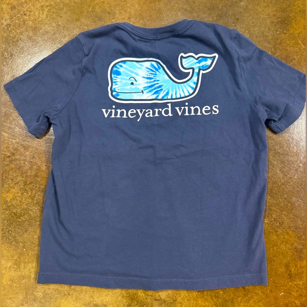 Vineyard Vines Tie Dye Whale Tee size 7